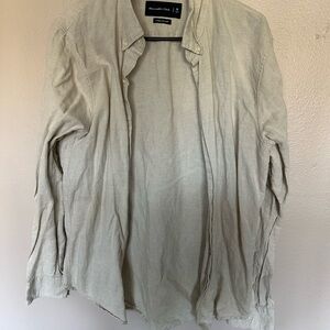 Abercrombie & Fitch Linen button up